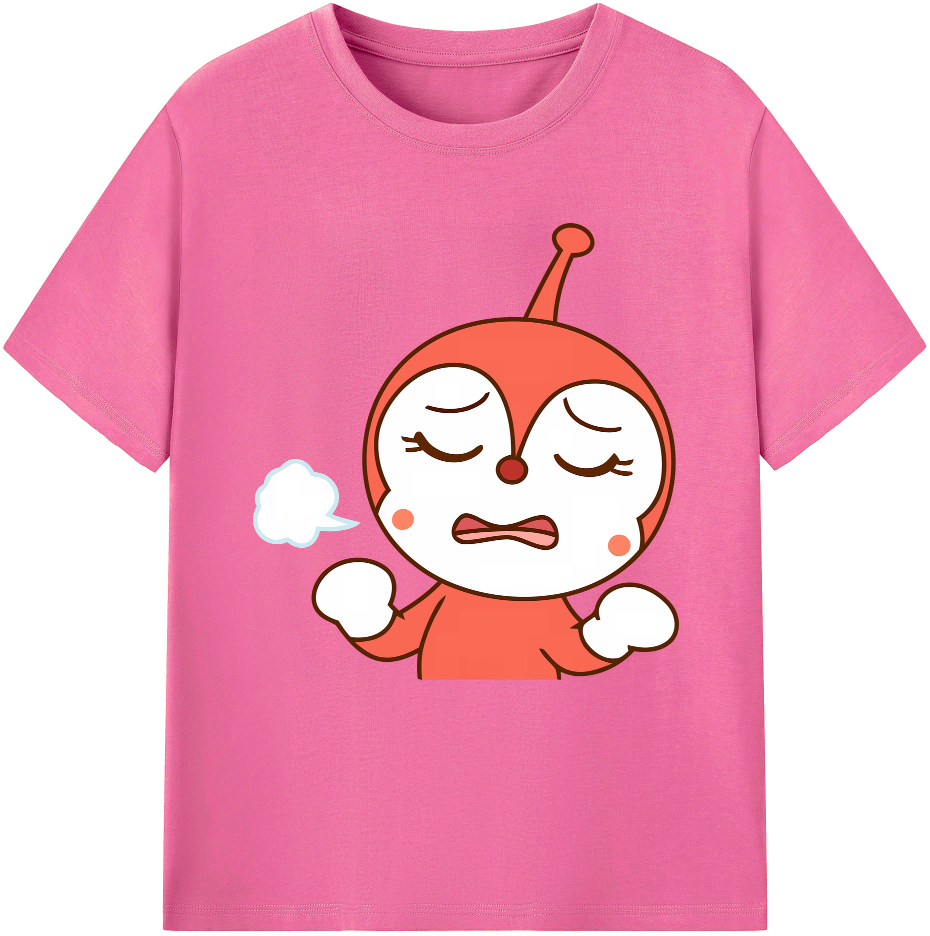 （画像用） アンパンマン Anpanman レディースカジュアルプリントTシャツ（綿100％）